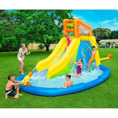 Bestway53345淘气堡游乐园大型儿童滑梯充气城堡充气乐园