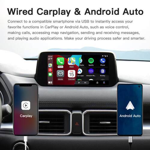 适用Mazda马自达2 3 6 CX-3 CX-5 CX-9无线carplay解码器安卓AUTO
