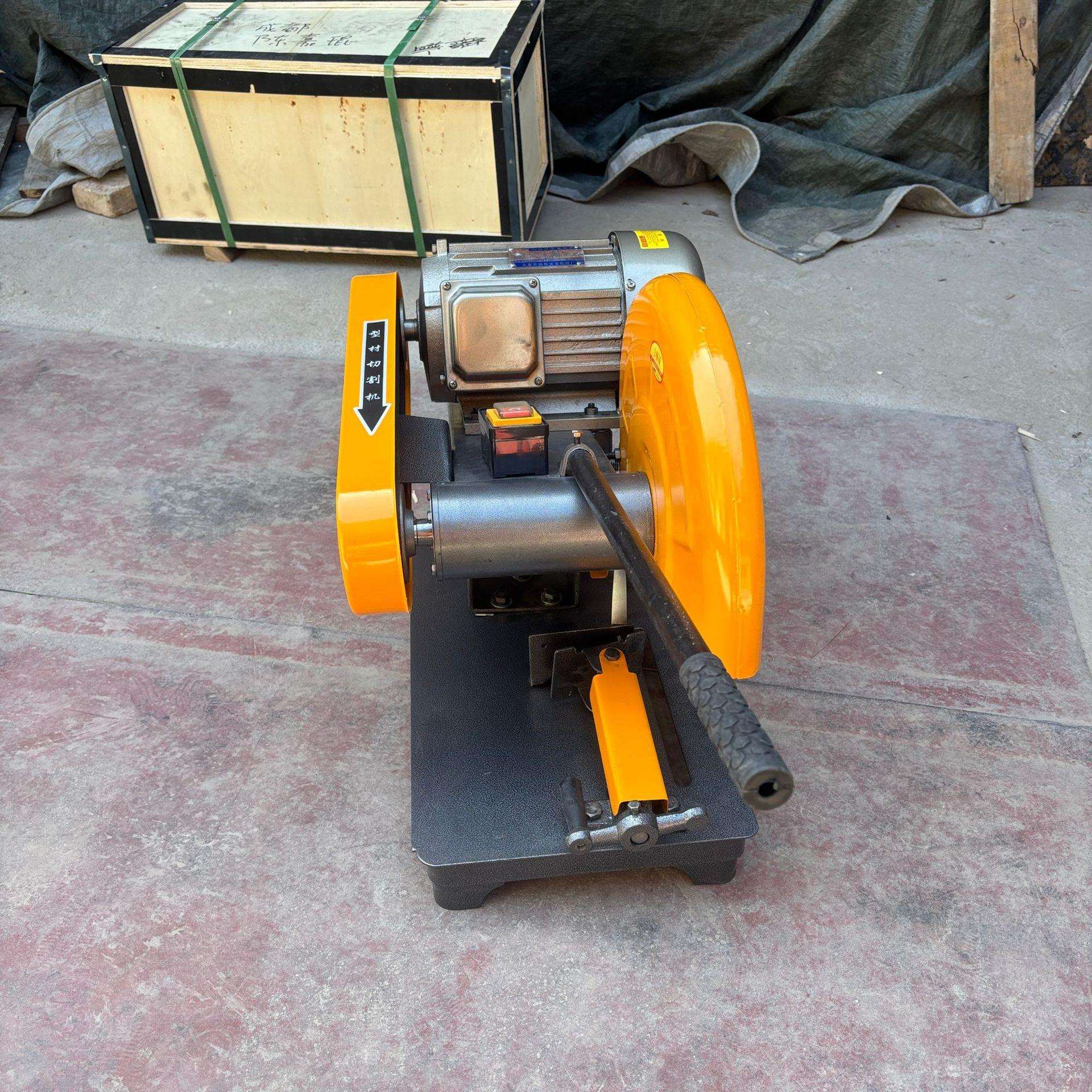 220V 380V3KW型材切割机锯切角度精确J3G-400电动砂轮锯