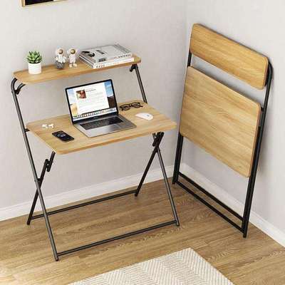 折叠电脑桌免安装钢木经济型简约现代整装办公小户型公寓学生书桌