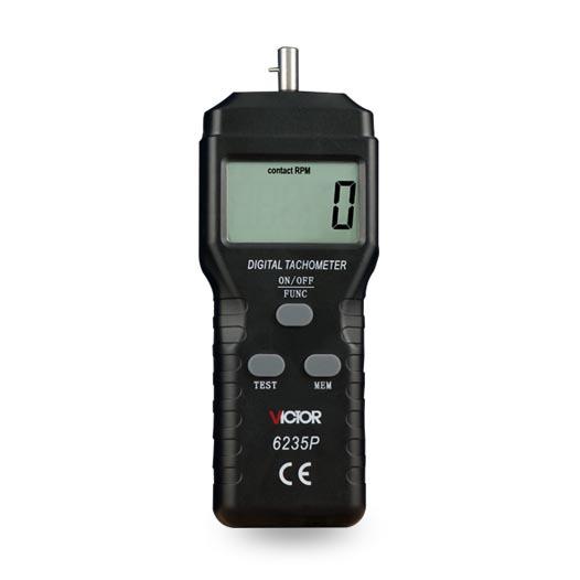 胜利接触式转速表 VC6235P测速表 测速仪 转数表 接触线速表