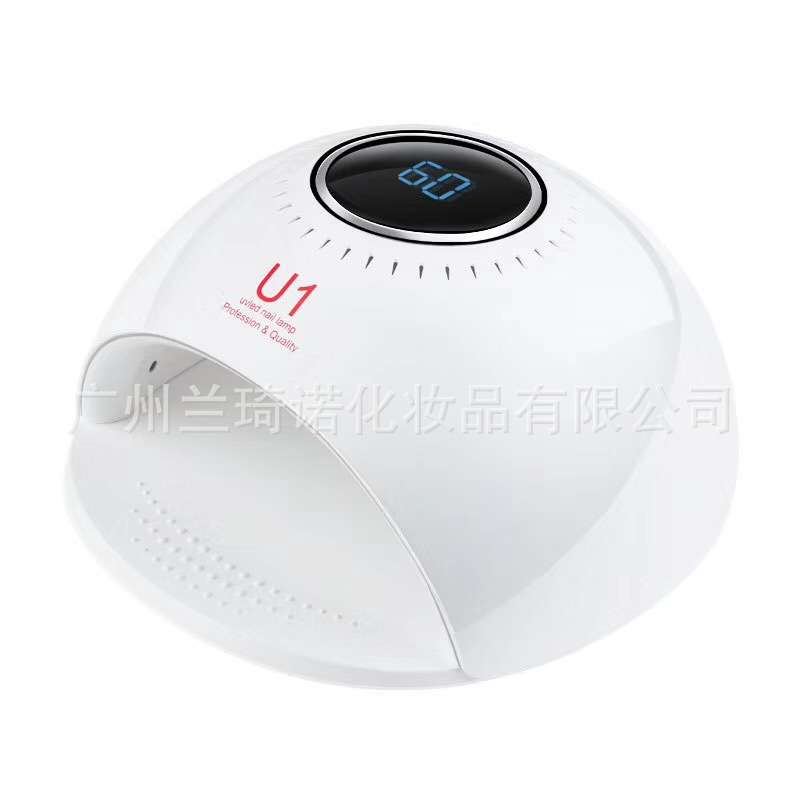 U1美甲光疗灯84w太阳灯光疗机甲油胶光疗胶LED灯美甲烤灯带显示屏
