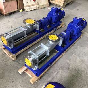 不锈钢G型单螺杆泵 苏天化不锈钢螺杆污水泵