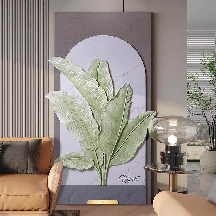 福雕家业似锦玄关装饰画立体走廊过道挂画现代简约小清新寓意好