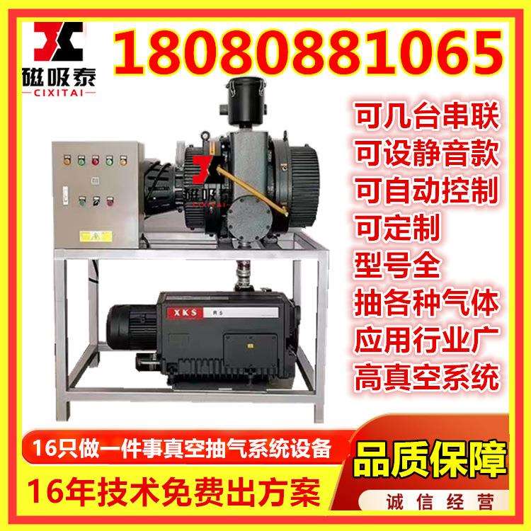 275双级泵+300L罗茨泵真空机组替代爱德华E2M275真空泵机组