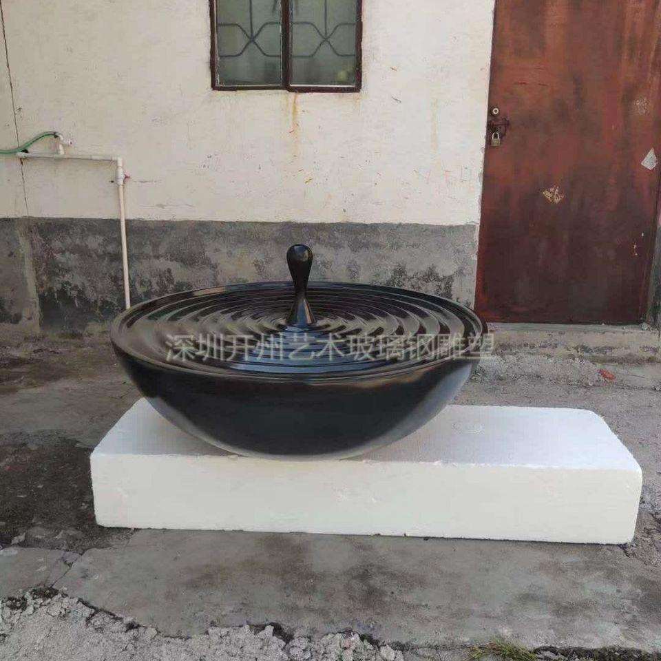 深圳厂家直销玻璃钢小圆盘公园广场别墅购物中心景观雕塑酒店大堂