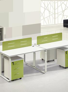 君约诚家具806职员办公桌椅简4现代2//6人屏风位隔断合四人位桌组