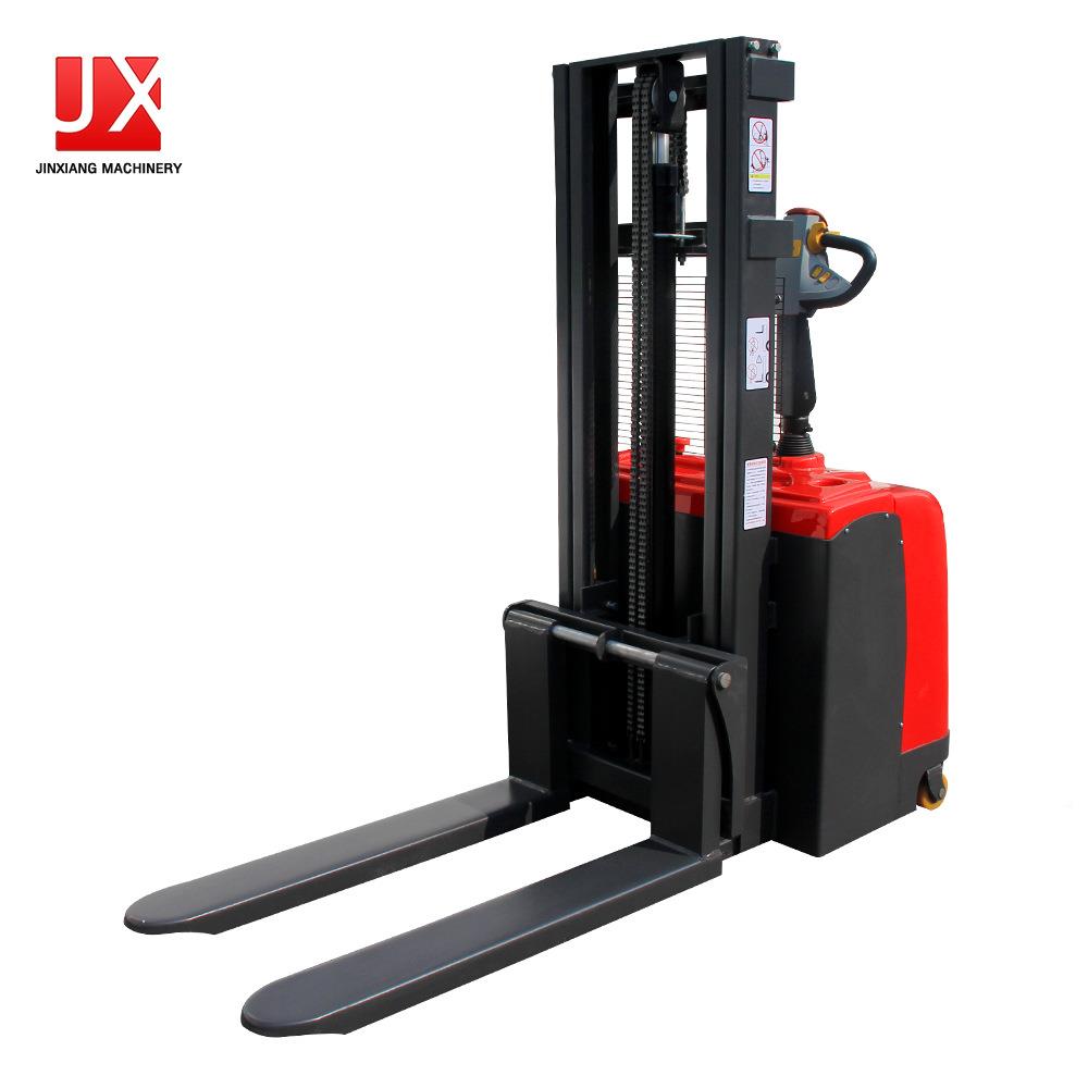 厂直销全电动堆车站架式电家动堆高机1.吨2吨电动5搬高运车