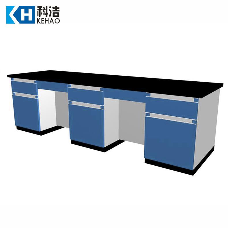 全木结构实验台边台 实KH-QMBT央验学校用全木中验间台实台边台室