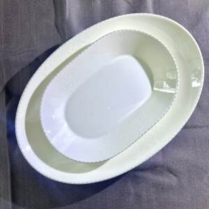 西湖秋月海格雷骨瓷鱼盘洗碗机可用