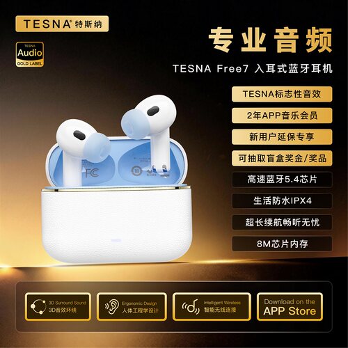 Tesna无线主动降噪入耳蓝牙耳机