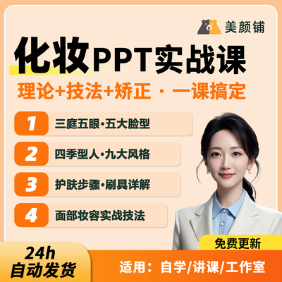专业化妆课件PPT实战基础讲解