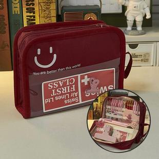 站可立式笔袋小孩男女大学生学习用品计感女生高颜值便携小众韩系