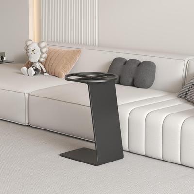 极简边几支架大理石角几脚架岩板沙发小圆桌架金属不锈钢茶几底座