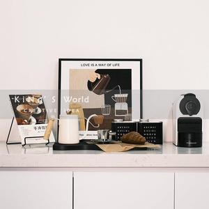 KINO奇诺厨房装饰品摆件餐柜组合样板间咖啡主题装饰画 画饭厅软