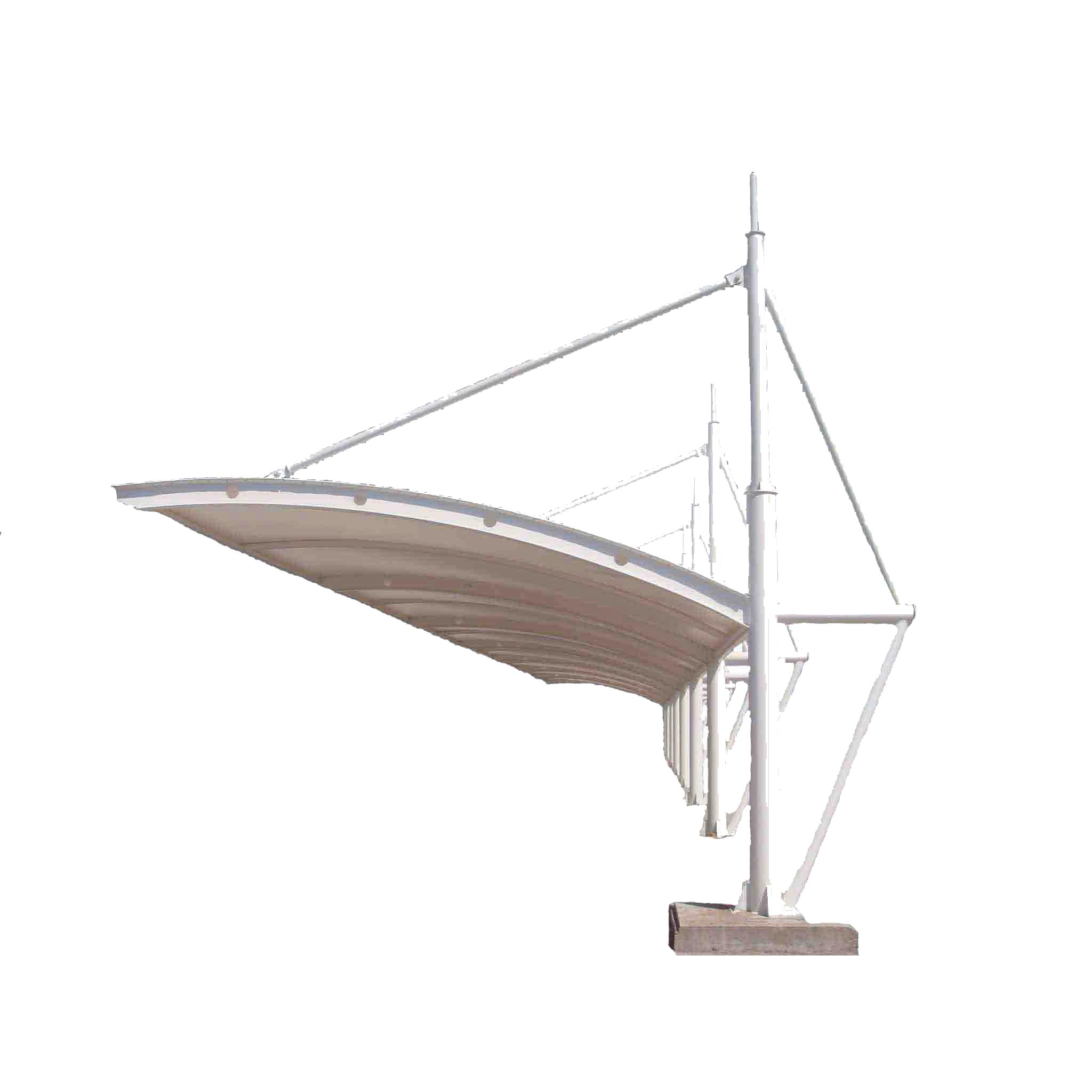 厂家直销膜结构停车棚汽车棚定制上门安装小区自行车棚张拉膜景观