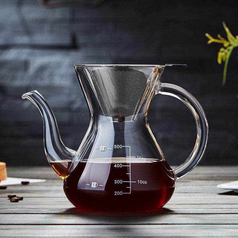玻璃咖啡壶手冲杯304不锈钢滤网免滤纸煮咖啡滴漏家用过滤器漏斗,餐饮具,咖啡壶,淘宝优惠券,粉丝福利购,淘宝优惠卷