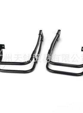 哈雷大滑翔 CVO双灯滑翔改装件 路王边箱保险杠 侧箱护杠 14-24