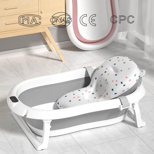 baby bath婴儿洗澡盆大号浴桶浴盆坐躺儿童家用宝宝可折叠bathtub