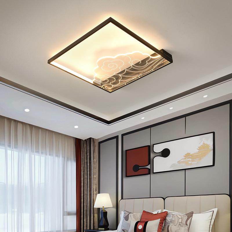 祥云吸顶灯客厅灯现代简约新款中式超亮卧室餐厅吊灯家用灯具大全