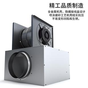 直管道风机全屋新新风统家LGP用工业商流用单向流离心系风换气机