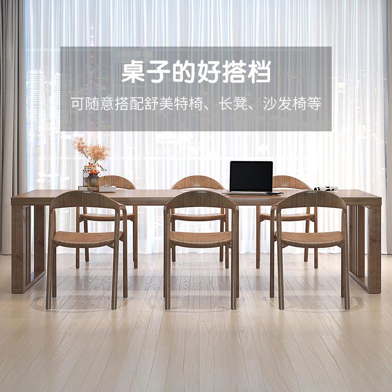 室阅读区桌椅儿园茶幼台实木桌作台家简约休DAZZ5用息区学习卧小