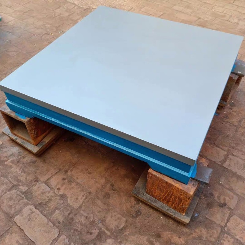 铸铁研磨平板平台高精度铸铁测量平台检验测平板划线装配焊接球墨