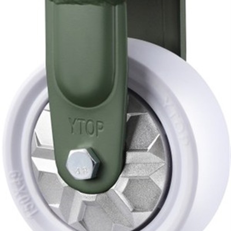 YTOP卓烨锰钢脚轮21E重型尼龙PP轮4寸万向轮5寸6寸8寸刹车轮定向