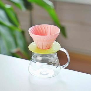 新品 hario彩色玻璃滤杯V60聪明杯手冲咖啡器具咖啡滤杯VDGP