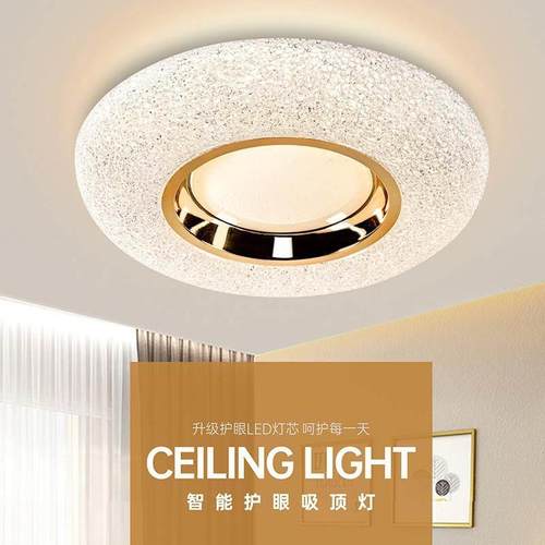 led超亮主人房卧室灯主卧2024新款简约现代全光谱高端智能吸顶灯