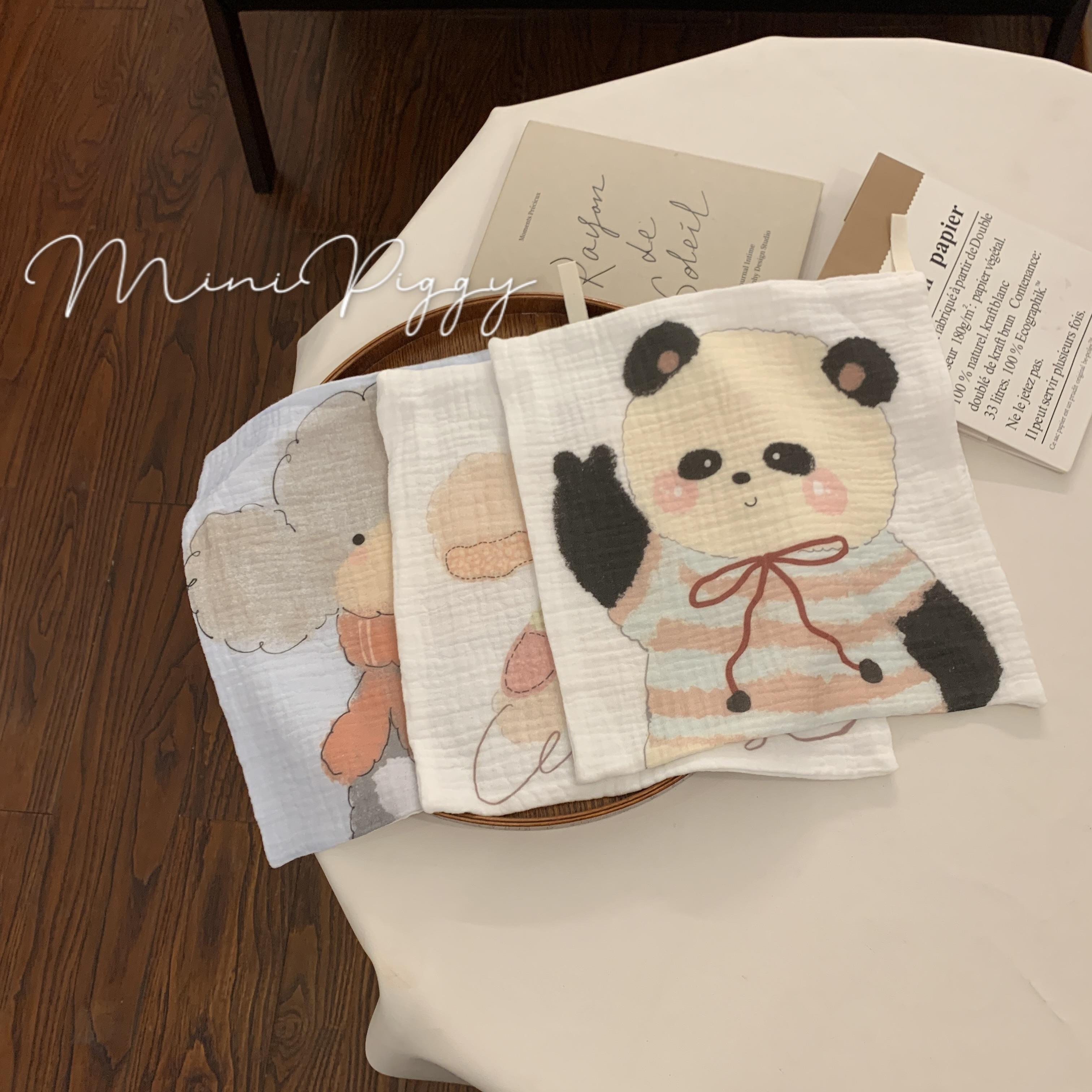 婴儿小方巾纯棉毛巾4层纱布新生儿宝宝口水巾手帕薄款儿童洗脸巾