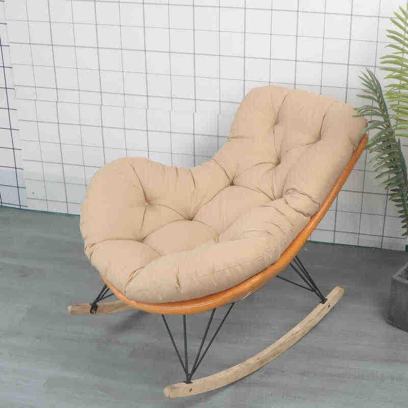 龙虾椅垫摇椅垫 家用轻奢懒人椅垫 客厅阳台摇椅垫 躺椅垫