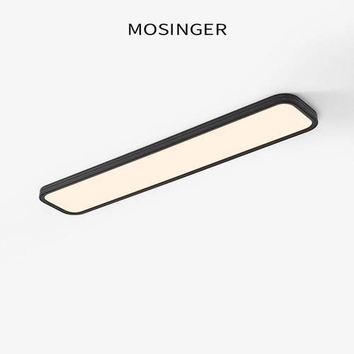 意式极简走廊走道灯设计师入户玄关灯超薄长条衣帽间阳台吸顶灯