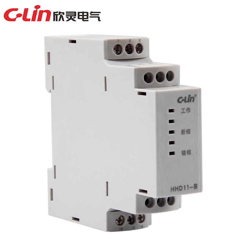 C-Lin欣灵 HHD11-B 断相 相序 三相不平衡保护继电器 电梯保护器