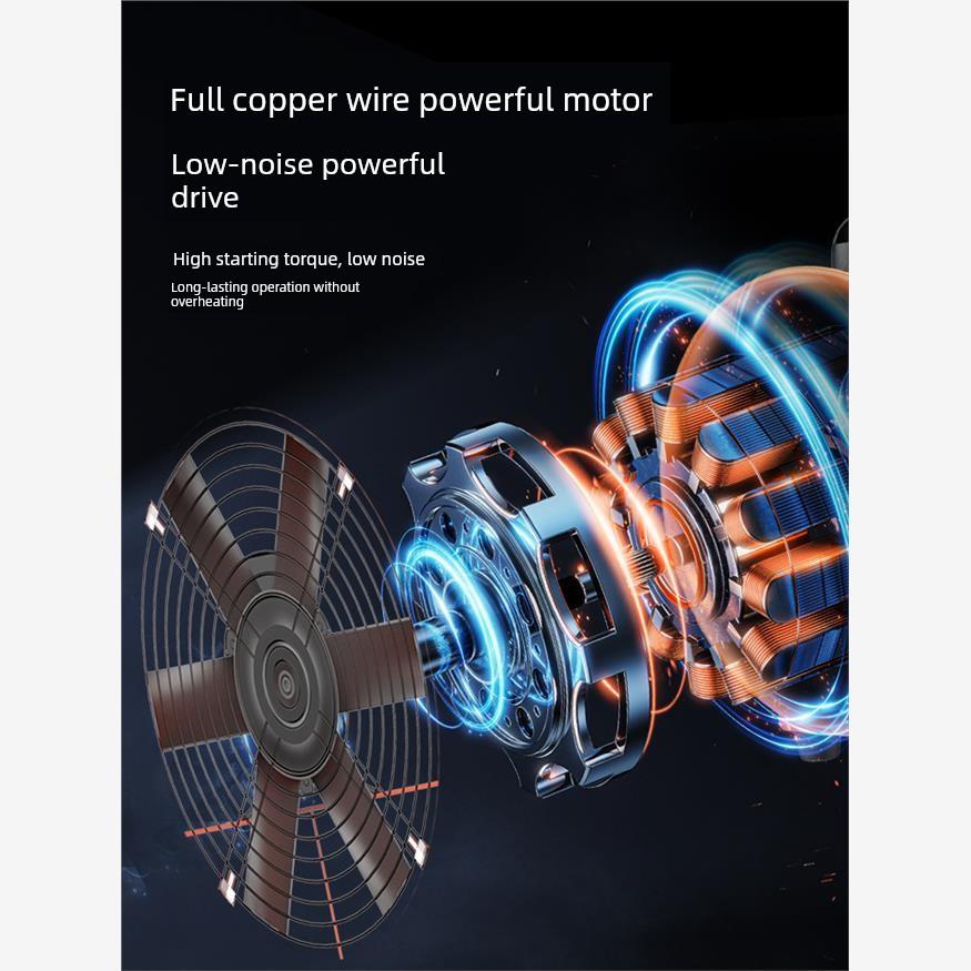 德国进口220V铜芯电机轴流风机双重转子强力抽风机工业级车间强排