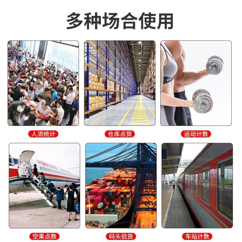 人流量计数器手动机械点数器牛羊动物群流量数量计数器金属记数表