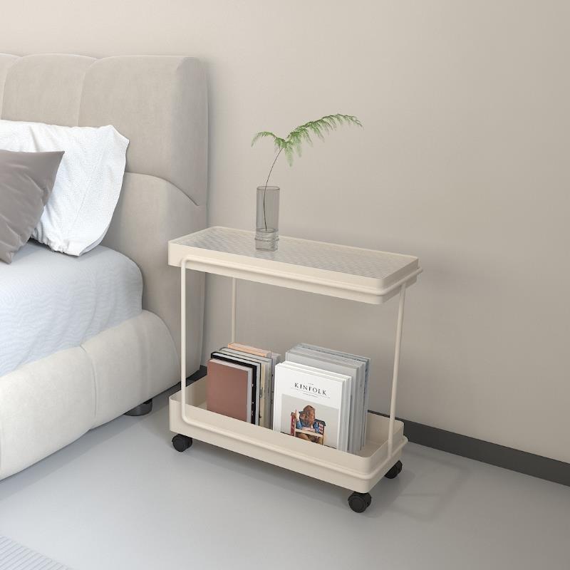 床头柜简约现代卧室床边小型置物架家用沙发迷你边几收纳柜可移动
