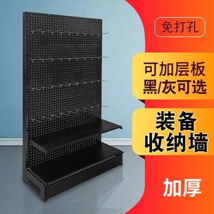 露营装备洞洞板货架收纳户外用品骑行运动体育家用落地展示置物架