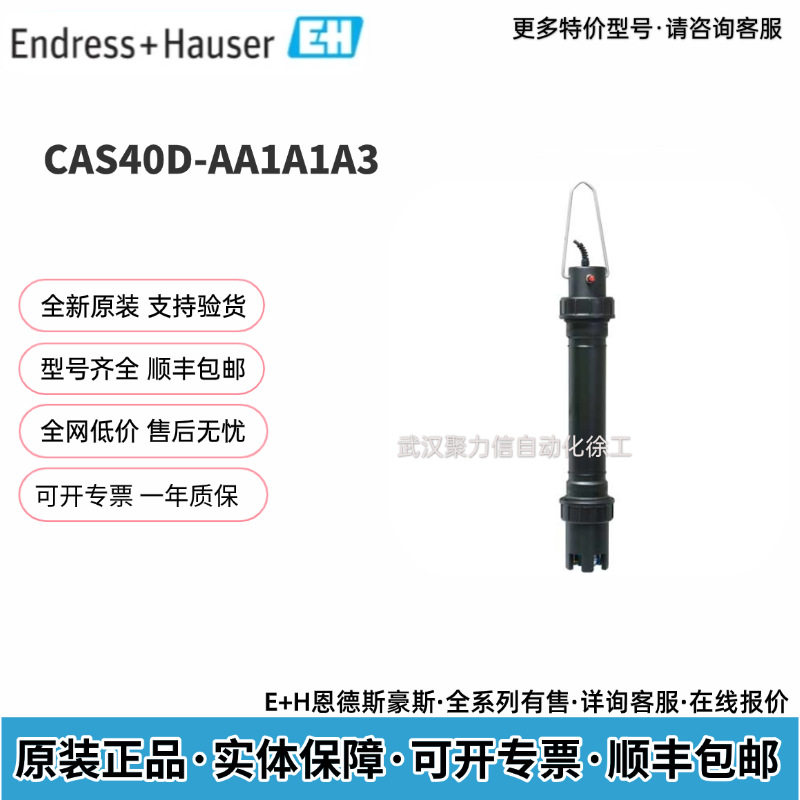 E+H恩德斯豪斯 数字氨氮和硝氮测量传感器CAS40D-AA1A1A3原装进口