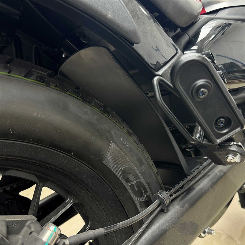 适用春风450CLC改装件前挡泥板复古前泥瓦加长中挡泥板延长配件