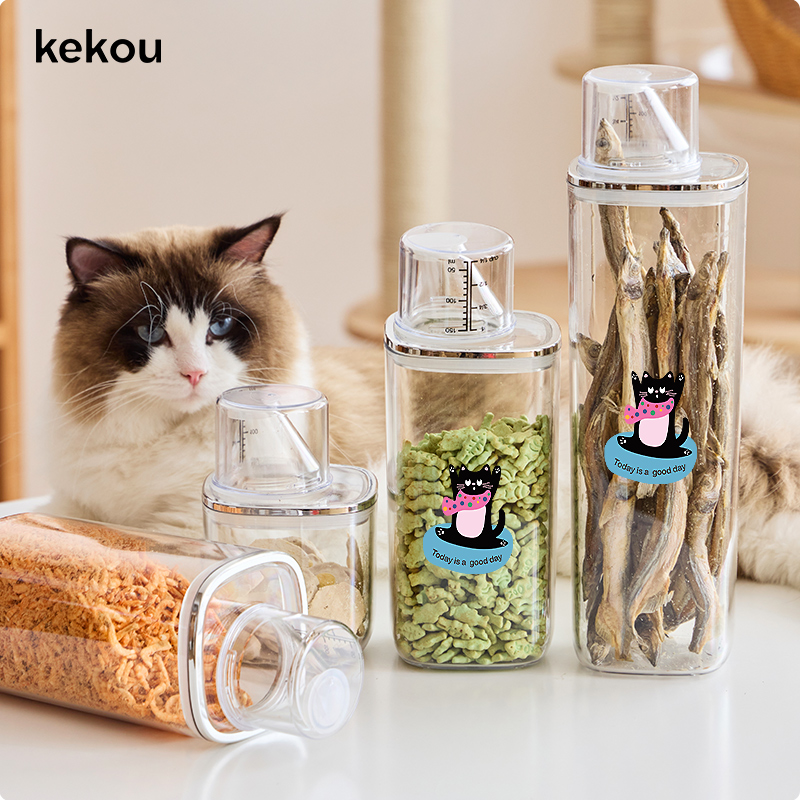 可扣密封防潮狗粮猫粮储存桶