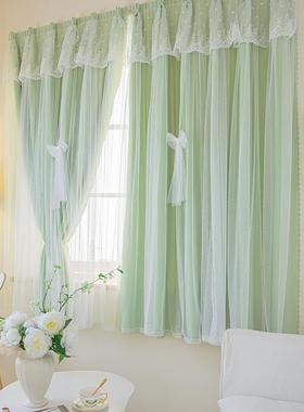 自粘贴式简易帘免孔安装魔窗术贴卧83301室短小飘窗全遮光202打4