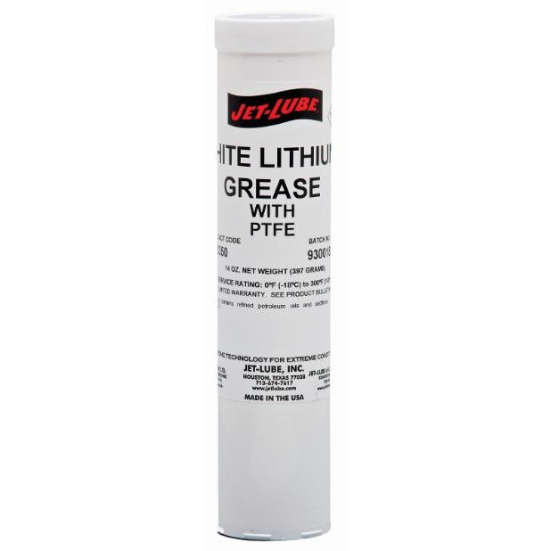 JET-LUBE White Lithium Grease 通用白色锂基脂PTFE 50350 14oz