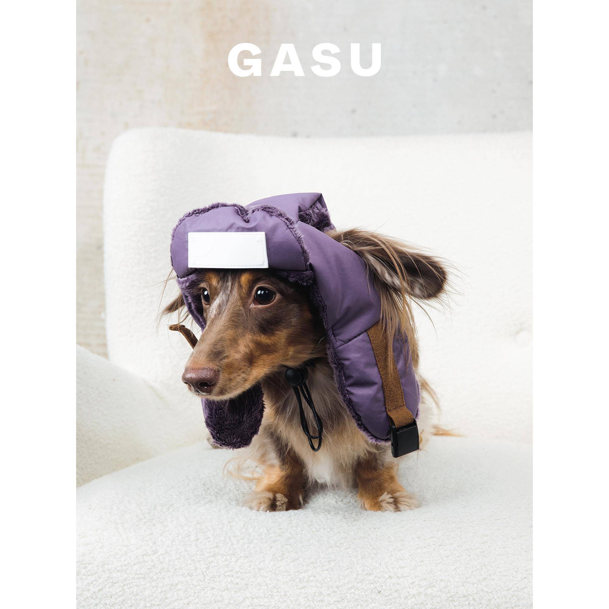 GASU® Variété /多造型羽绒感保暖飞行员帽 宠物狗猫厚冬帽子