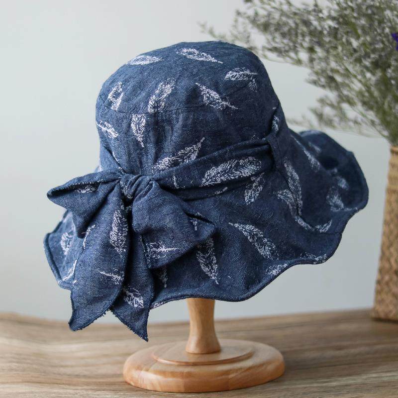 韩版帽子女中年新款夏季遮阳帽遮阳帽防晒户外棉麻布帽百搭可折叠