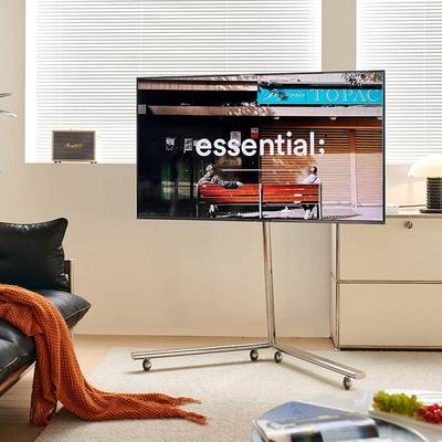 可移动电视机支架落地带轮架子挂墙式电视架55/65/75/85寸通用