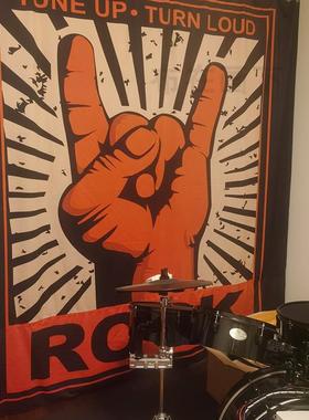 55709来图定制DIY片大号布背景布挂毯宿挂墙布卧室床头照装舍饰画