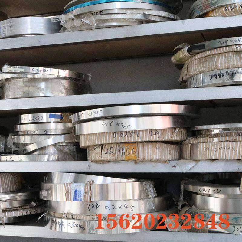 304不锈钢打包带捆扎带窄钢带不锈钢条201 316 310S特尺定制分条