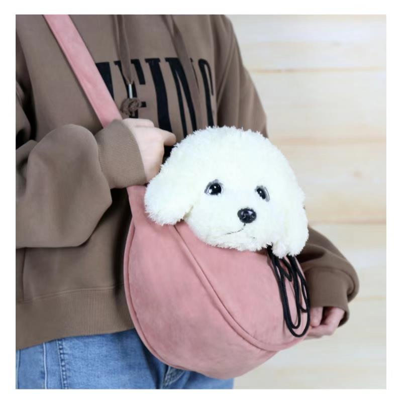 茶杯犬宠物外出猫咪包狗狗包斜挎背包便携包猫袋带时尚猫小型犬1