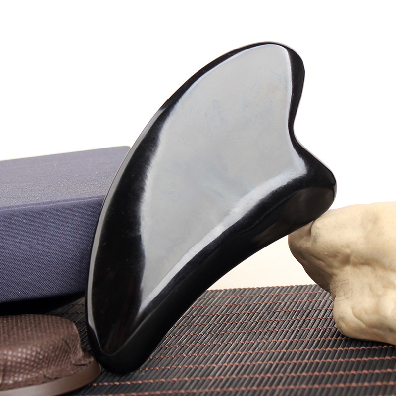 天然牛角刮板加厚面部眼部按摩刮痧女经络刮脸神器全身通用美容板